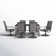 Argyri Rectangular 6 - Person 66" Long Dining Set