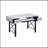 Antique White Finish Computer Desk