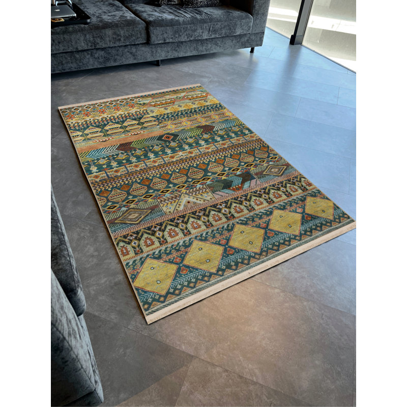 Tapis rectangulaire Dawnisha, Tapis de couloir 3 pi 4 po x 9 pi 11 po