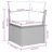  Garden Sofa Set Light Grey
