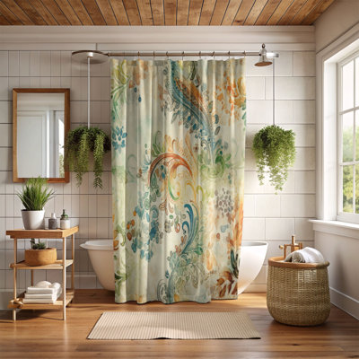 Past Swirls - Premium Shower Curtain