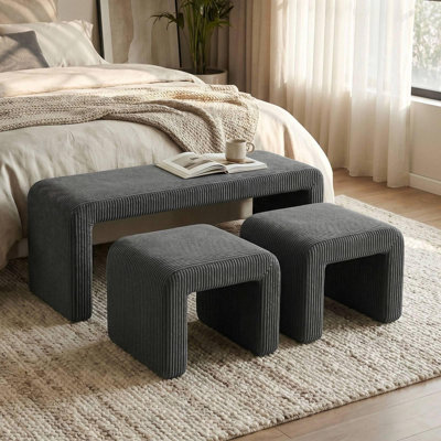 Polyester Upholstered Bench