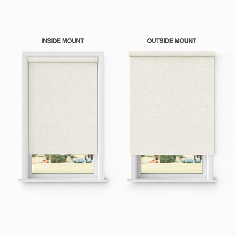 Rideaux occultant 100% sans cordon pour fenêtres d'intérieur, tailles personnalisées pour un ajustement parfait, Sand