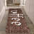 Soft Non-Woven Printed Rug Featuring Striking Geometric Pattern Ideal for Enhancing the Aesthetic Appeal of Your Living Room or Bedroom-114329596