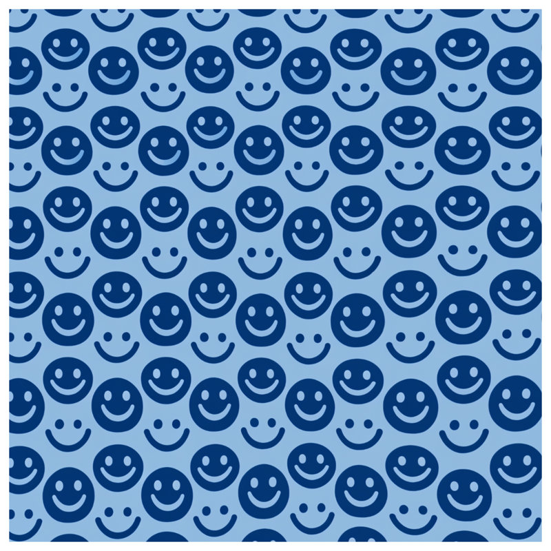 Smiley Faces Pattern Comforter, King