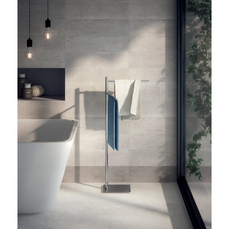 Alfeo 2 Freestanding Towel Stand, Chrome