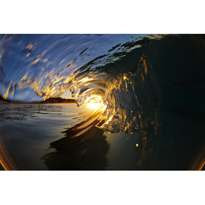 Sunset Wave by Loveandwater - Wrapped Canvas Print