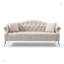 Ensemble de canapé classique en velours Chesterfield-97683582