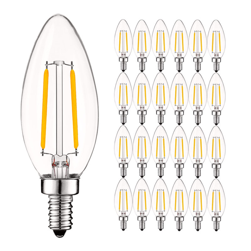 4 W (équivalent à 40 W), DEL B11, ampoule à intensité variable, culot E12 / candélabre, 2700 K