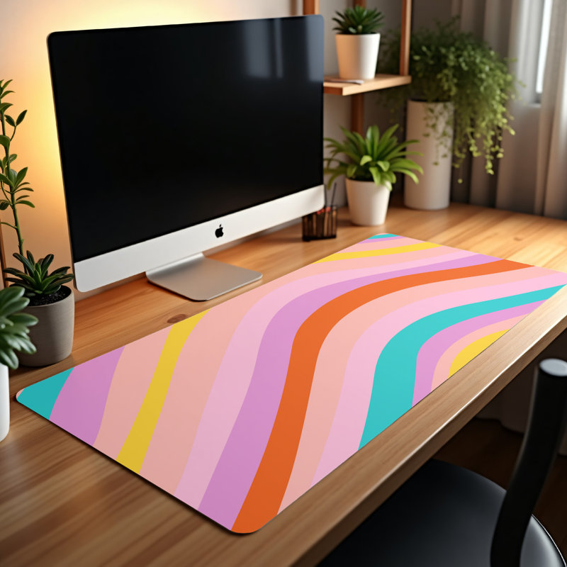 Polyester Desk Pad, 14.4x12.1