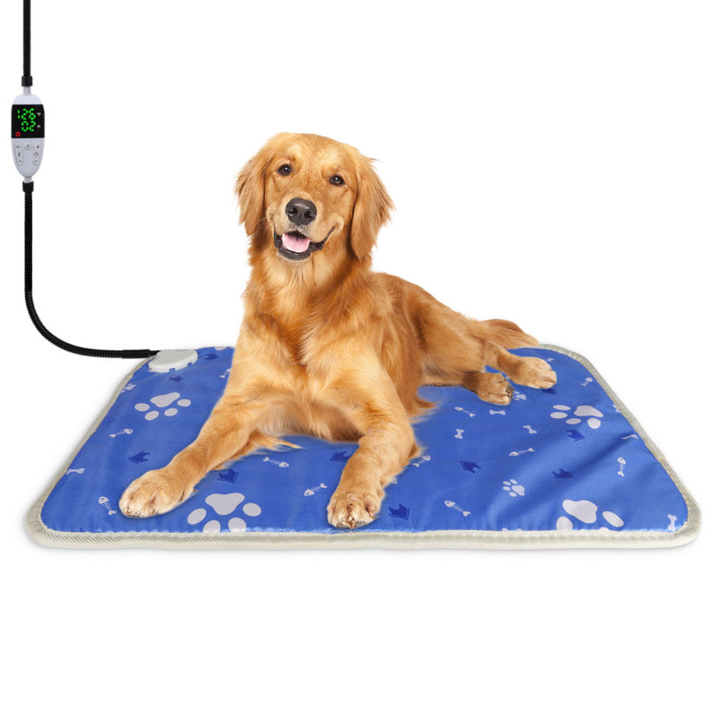 Coussin chauffant électrique 27,58 x 17,7 po pour petits chiens