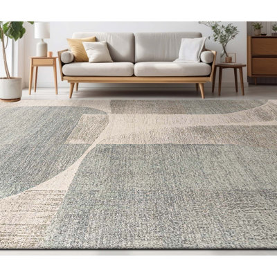 Tapis rectangulaire noué à la main