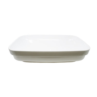 WS Bath Collections Tribeca 15'' Glossy White Ceramic Specialty Bathroom Sink