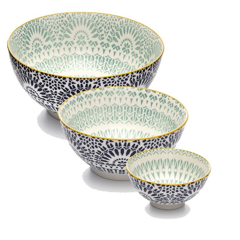 Bol en porcelaine Bungalow Rose Uriah