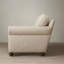 Canapé-coussin standard en coton et lin crème et blanc