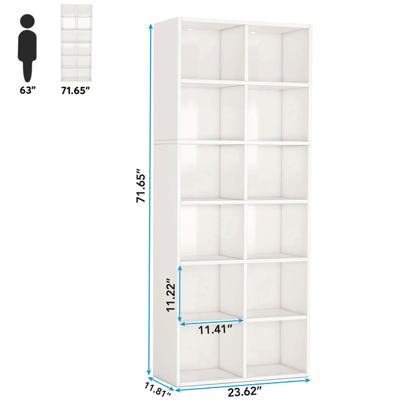 Compact Bookcase,Attractive Display Rack,Open Cabinet