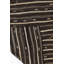 Tapis unique brun / gris anthracite / crème de 6 pi 7 po x 9 pi 10 po des années 1950