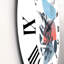 Collage d'art coloré abstrait géométrique IV - horloge murale moderne-60329360