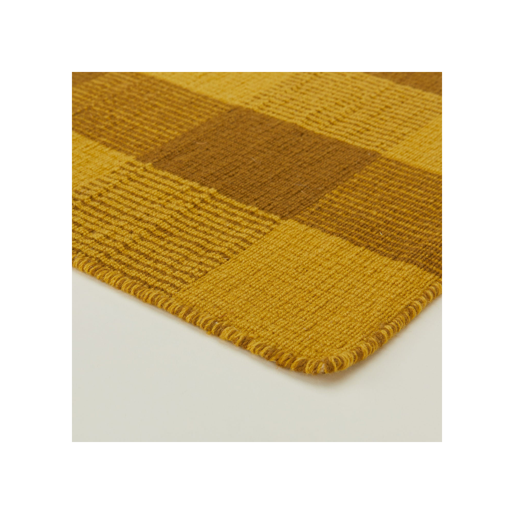 Simple Wool Rug, Flax/Ivory, Rectangle 8' x 10'