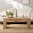 Lenie Farmhouse Rustic Wood Coffee Table With Chunky Block-Legs-681314007