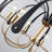 6 Lights Black And Gold Geometric Chandelier