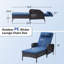 Chaise longue d'extérieur en osier Asreiale-349120171-348831824