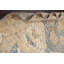 Tapis décoratif en laine de conception unique noué à la main New Age Khotan bleu/beige 8 pi 4 po x 10 pi 1 po