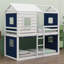 Lit superposé en bois avec tente Yaraghi-1036422474-1036422581