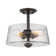 Jantz Glass Semi Flush Mount