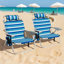 Chaise longue de plage pliante pour adultes pour 2 personnes