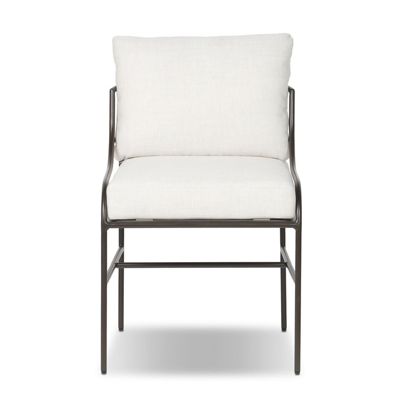 Segovia Outdoor Dining Chair-Catalina Stone, Vergo Cream