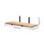 Wood Bracket Shelf-865467395