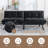 71'' Convertible Folding Modern Sofa Bed with Adjustable Armrest-712096113-694387971