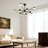 10 - Light Sputnik Chandelier With Led Light