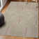 Ariana MidCentury Art Deco Striped Arches Two-Tone High-Low Beige/Cream Area Rug