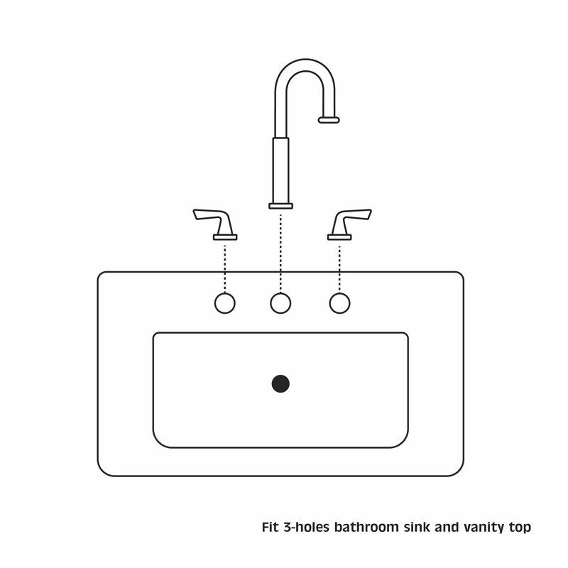 Carlson 2-handle Bathroom Faucet with Drain Assembly, Brushed Nickel, Lever Handle