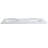 61 in. White Quartz Top with Double White Ceramic Rectangular Sinks