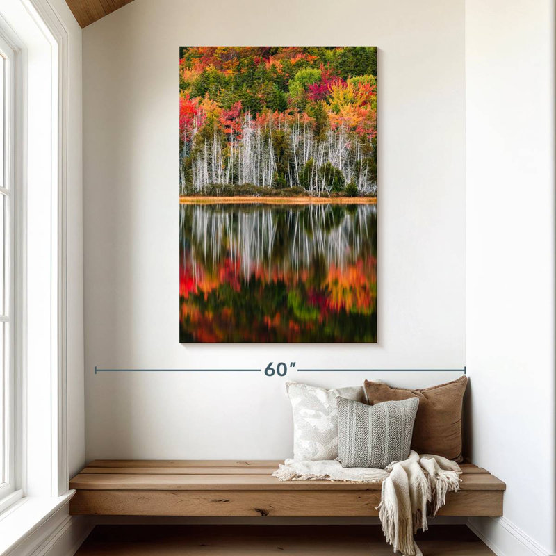 Alvord Acadia Autumn Forest, 48" H x 32" W