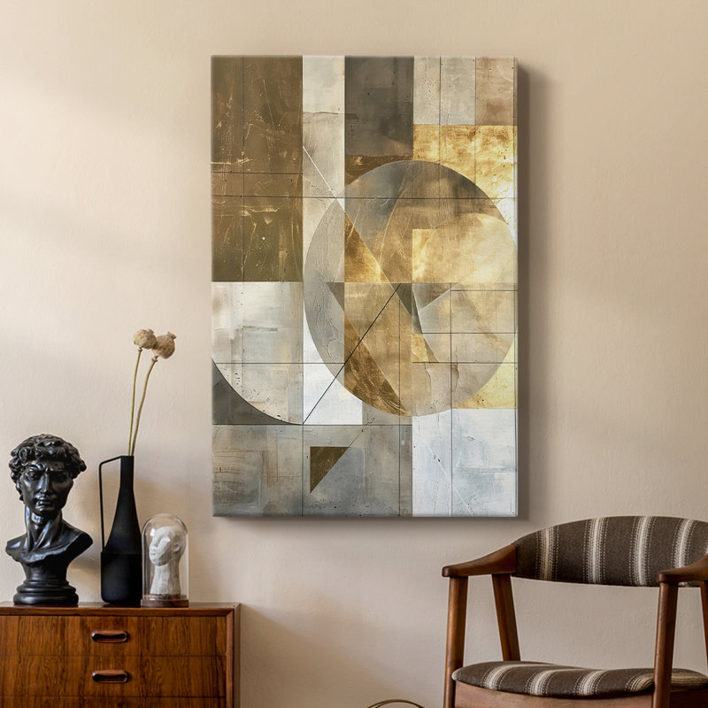 ABSTRACT Series C -Custom Wrapped Gallery Cavas, 18" H x 12" W