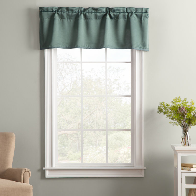 Cantonnière à passe-tringle Wayfair Basics®, Everglade