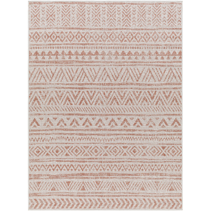 The Twillery Co.® Granby Raoul Scout Pink Indoor / Outdoor Area Rug ...