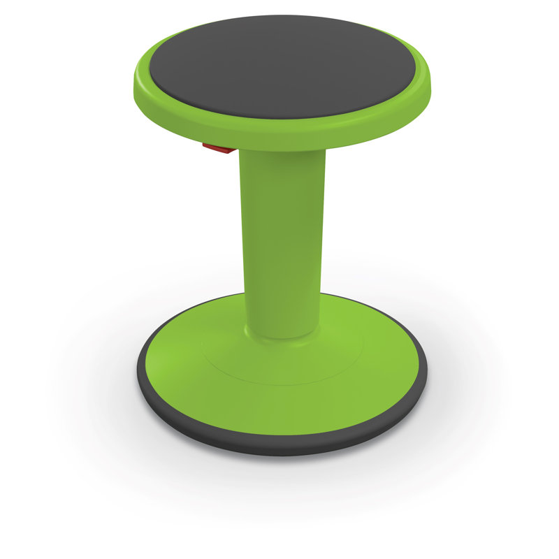 Tabouret actif à hauteur réglable Adelmina, H 18 po, Vert
