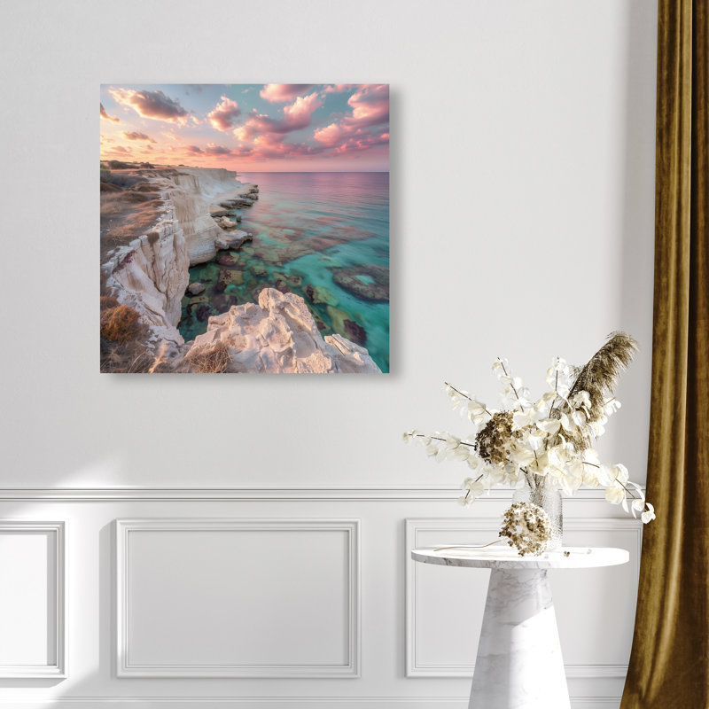 Coastal Edge IV Print by Oliver Gal, 30" H x 30" W, Gallery Wrapped