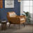 Tan Leather Lounge Chair