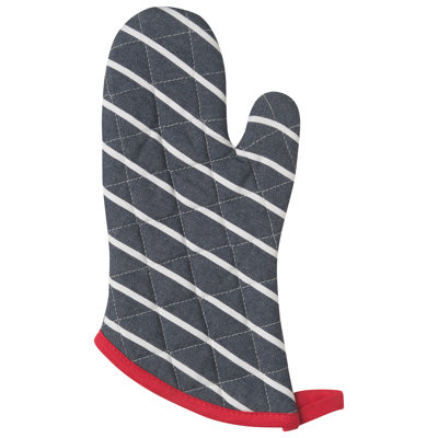 Now Designs Striped Cotton Oven Mitt Set