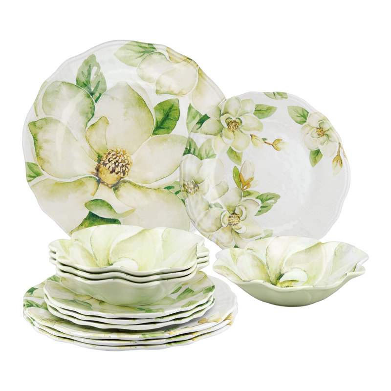 Borchard Melamine Dinnerware Set 12 Piece - Service for 4