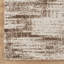 Tapis moderne à poils longs abstraits Haven brun et beige, lavable-821153030-821153035