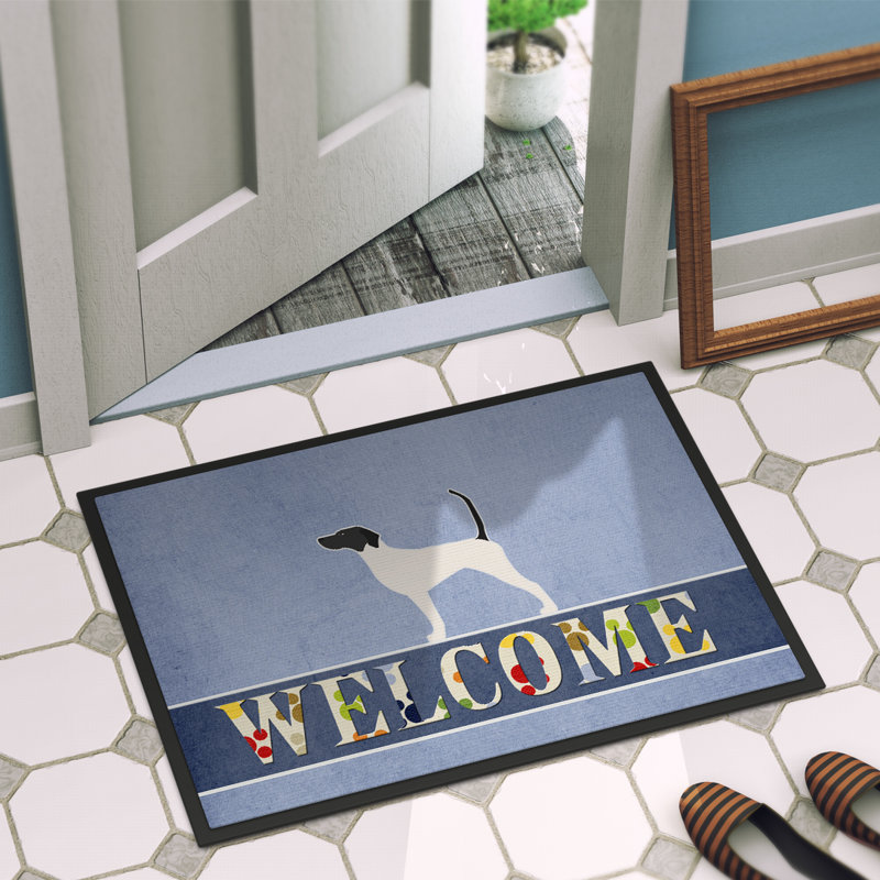 Tapis d'entrée antidérapant English Pointer, H 36 po x l 24 po