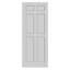 Porte à 6 panneaux en bois manufacturé 24 po x 80 po H 24 po pour garde-robe d'intérieur et de chambre à coucher-116653093