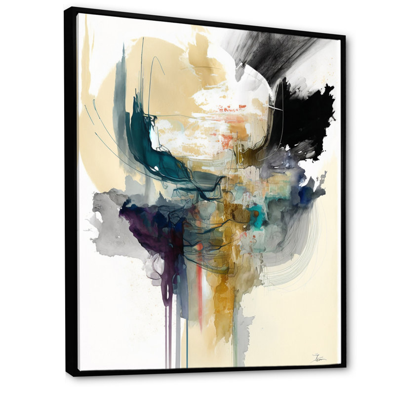 Alizarin Command III - reproduction sur toile, H 40 po x l 30 po x P 1,5 po, Toile avec cadre flottant noir